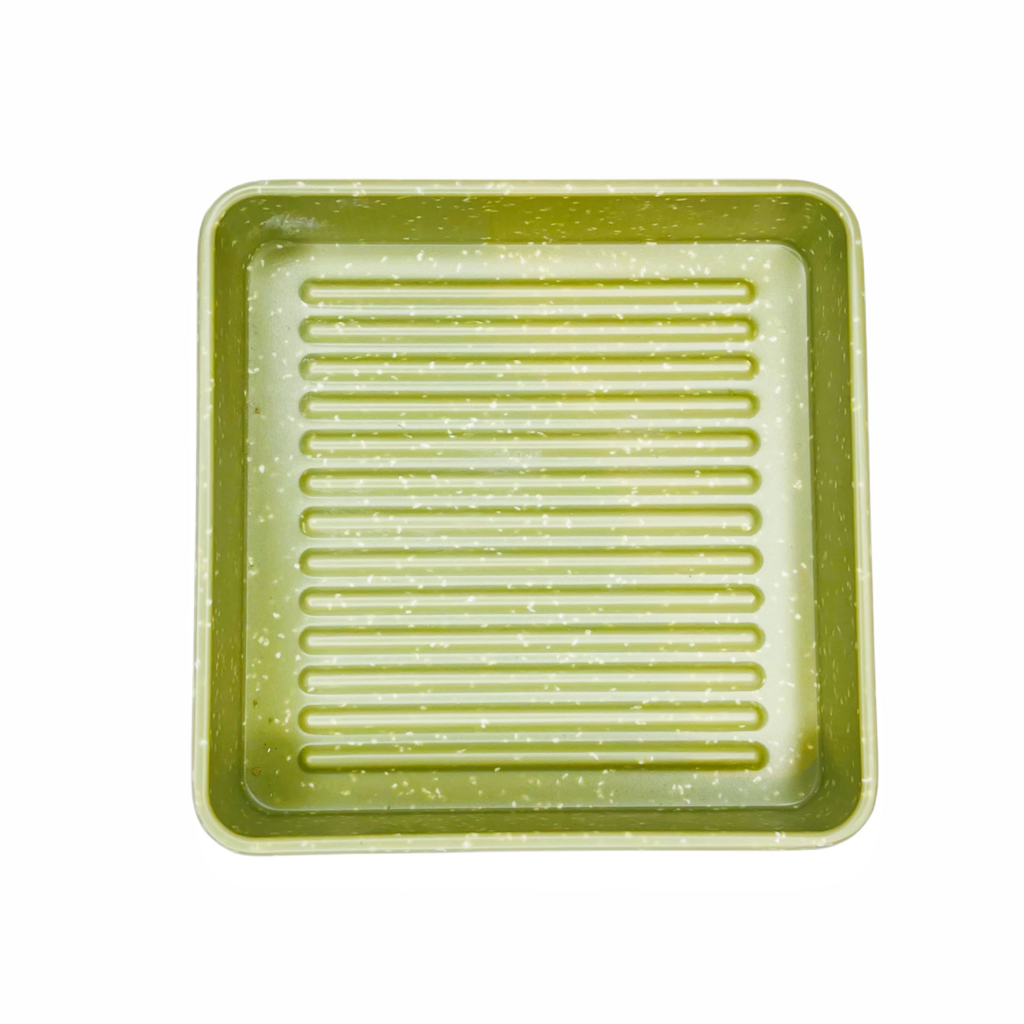 Hotpot matlåda 5,5" kastanjegrön – 13,9×13,9×4,1cm Kina
