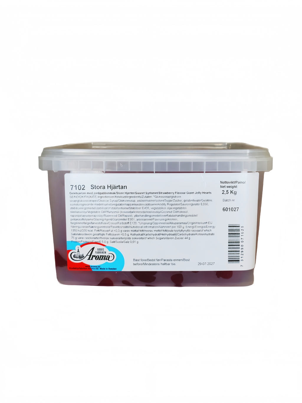 Godis Stora Hjärtan 2,5kg