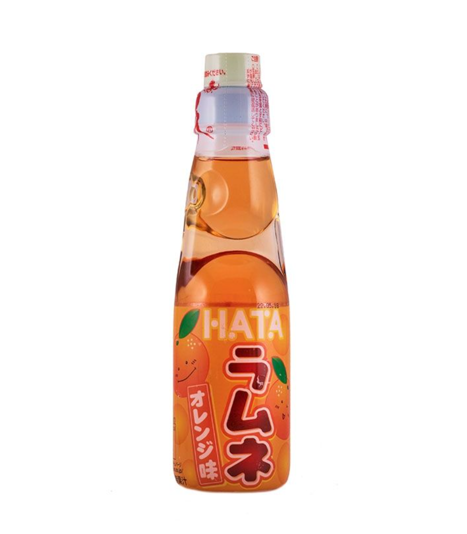 Dryck Ramune Orange 200ml HATA Japan, Endast För Restaurangens Försäljning