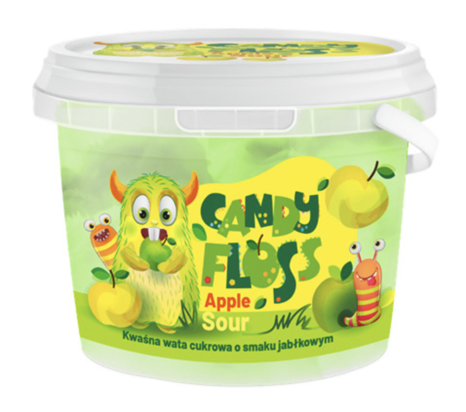 Sockervadd Äpple Sour 6x50g