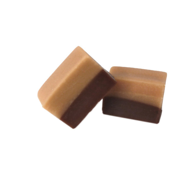 Godis Vanilj/Choklad Fudge ER 2kg/Burk