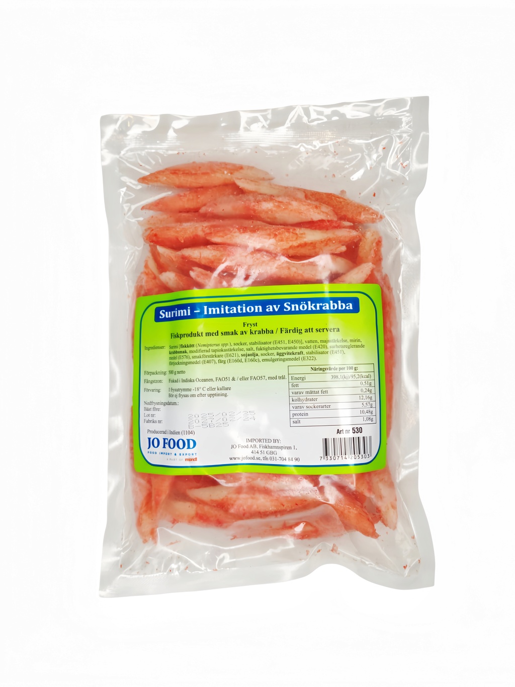 Snowcrab Imitation 500g Jo Food Indien