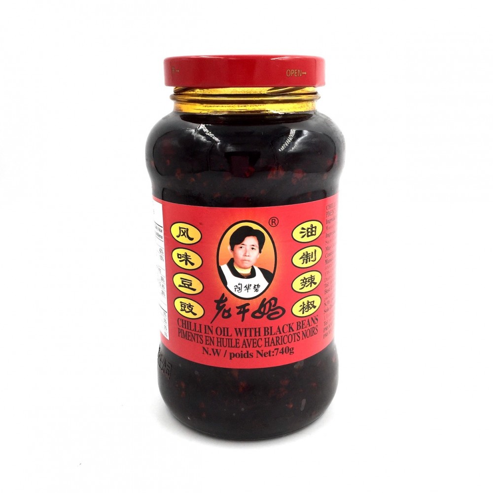 Fermenterade Bönor i Chiliolja 740g FengWeiDouChi Lao Gan Ma Kina