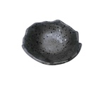 Black sloping melamine bowl with wave pattern 19cm MA-E102 JB Products