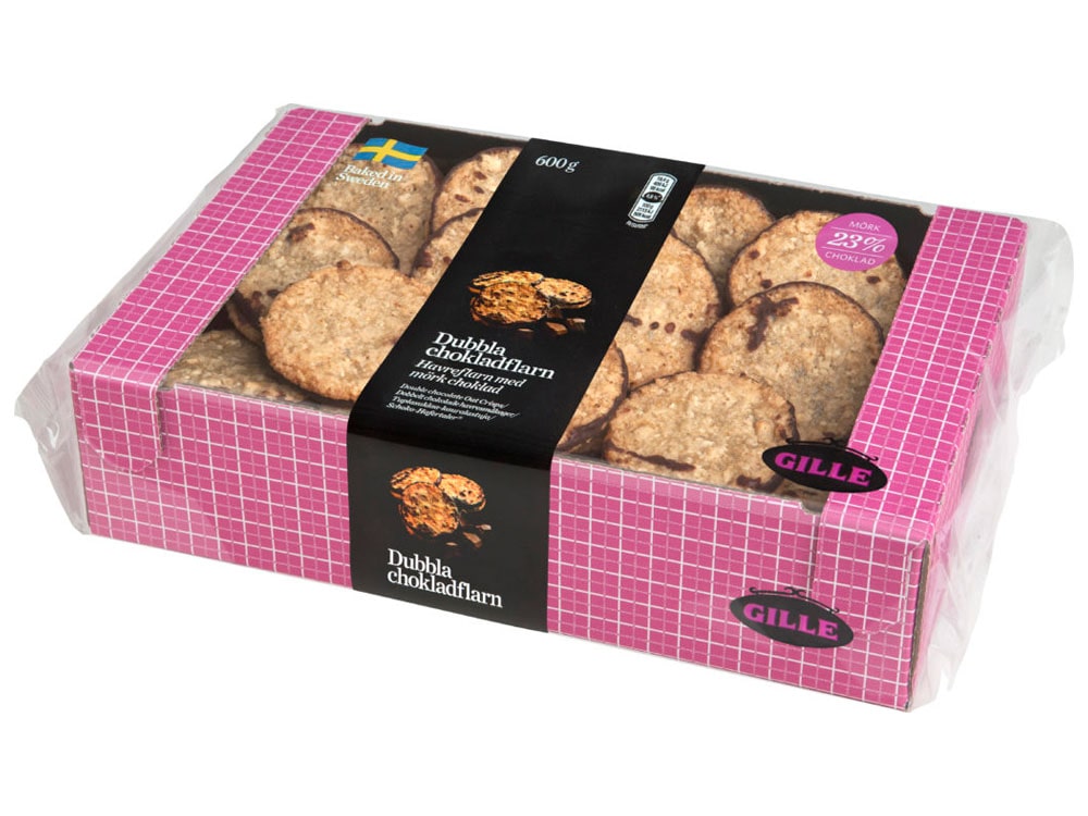 Cookies Double Chocolate Flakes 600g Gille