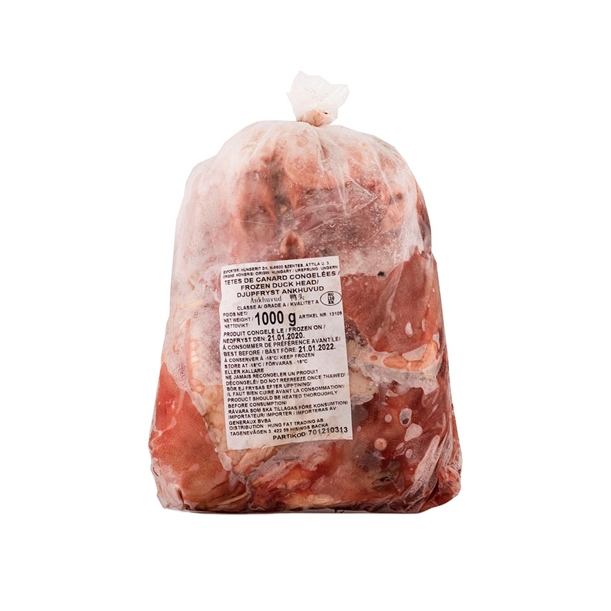 Duck Head Frozen 1kg Portugal