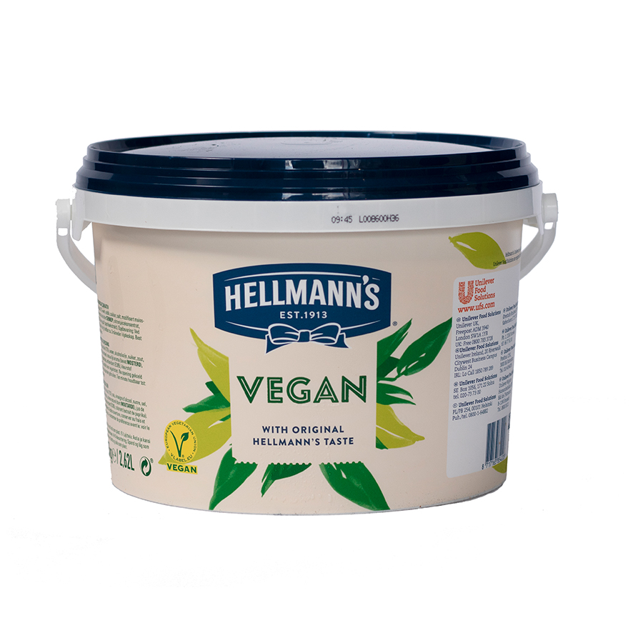 Majonäs Hellmann´s Vegan 2,5kg/Hink Sverige