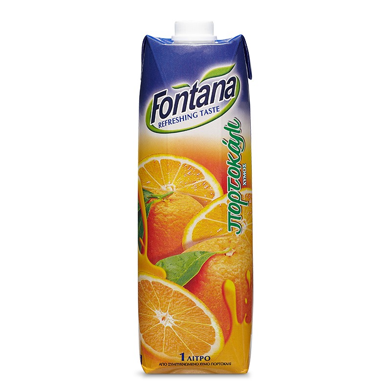 Juice Apelsin 1Liter Fontana, Endast För Restaurangens Försäljning