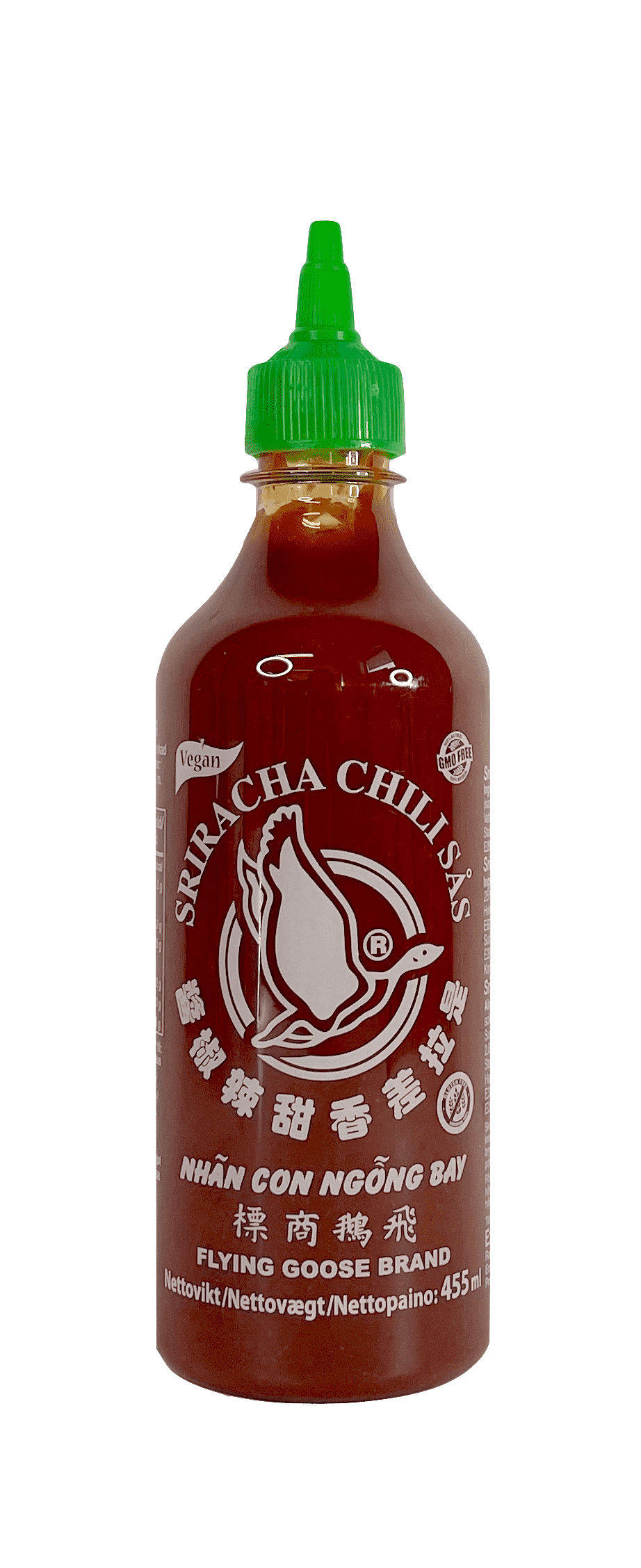 Sriracha Stark Chilisås 455ml Flying Goose