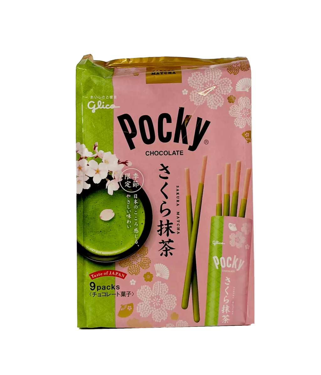 Pocky Sakura Matcha 114,3g Japan