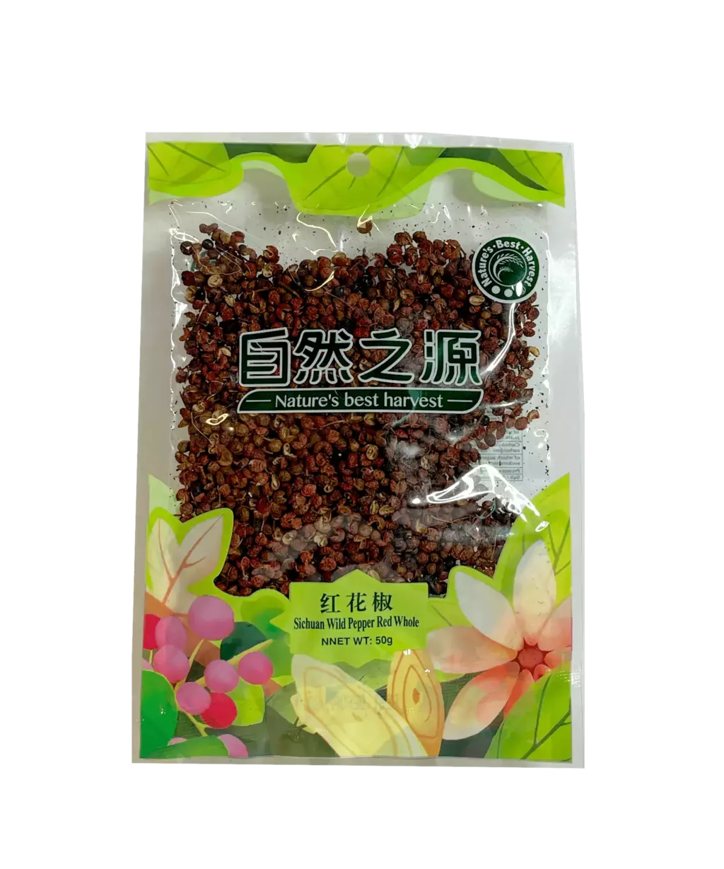Sichuan Wild Peppar Röda Hel 50g NBH