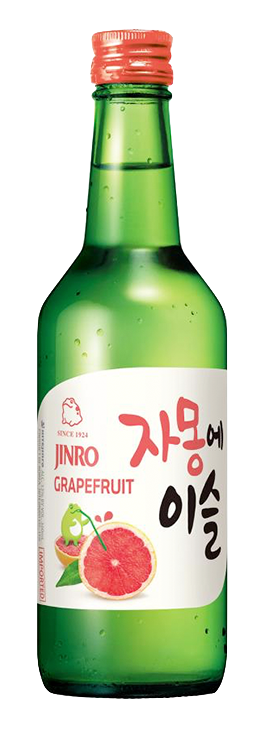 Soju Grapefruit 13% Alc. 360 ML JINRO Korea, Endast För Restaurangens Försäljning