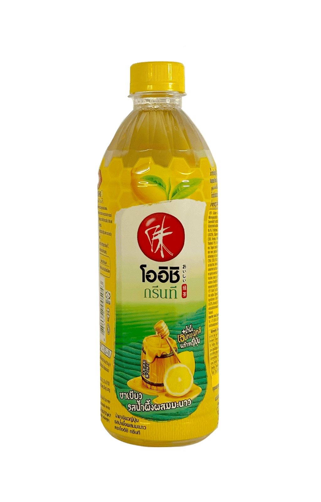 Grönt te Honung Citron 500ml Oishi Thailand