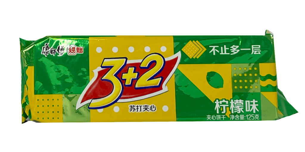 3+2 Kakor Med Citron Smak 125g KSF Kina