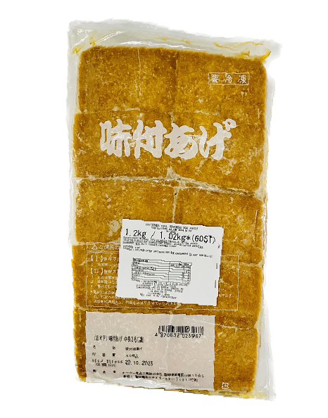 Friterad Inari Tofu Fryst 1,2kg OK AJITSUKE Japan