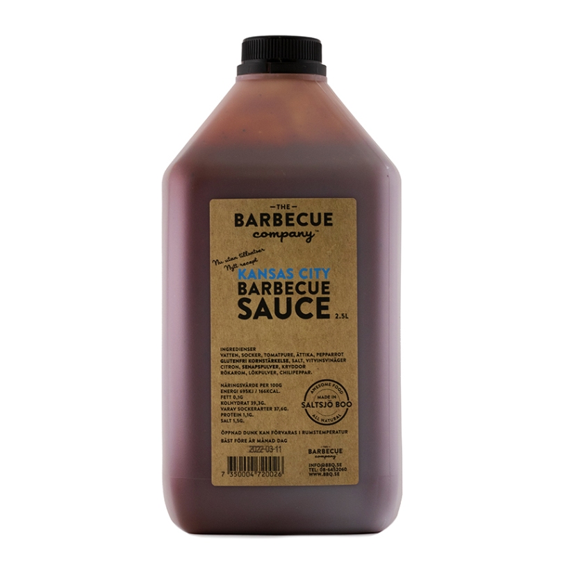 BBQ sauce (Kansas City) 2.5Lx4pcs/Krt Sweden