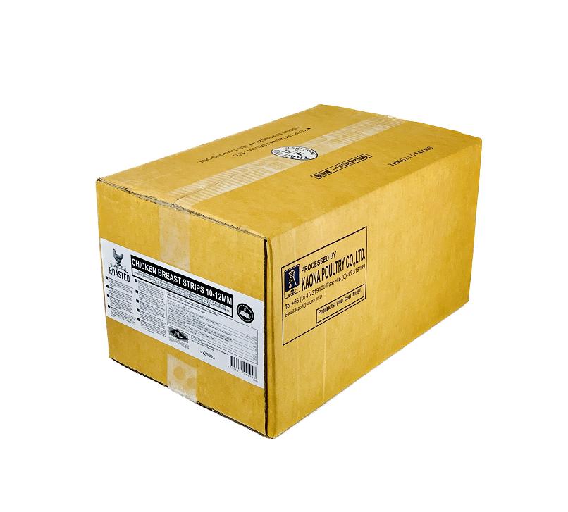 Fryst Grillad Kyckling Strimlad 10-12mm 4x2,5kg Kina