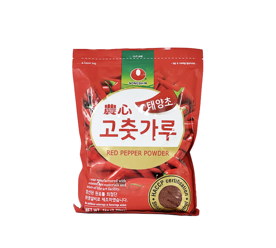 Rödpepparpulver för Kimchi (grovt) 1000g Nongshim Korea