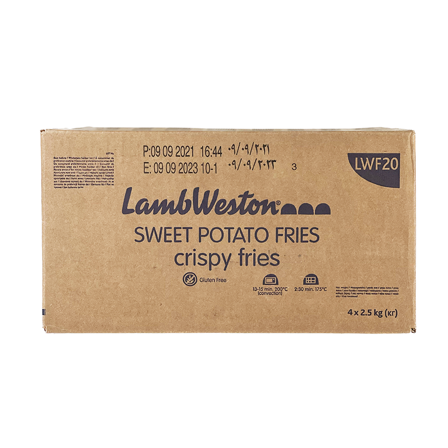 Sötpotatis Pommes 11mm 10kg/krt Lamb Weston