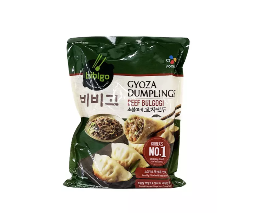 Gyoza Dumpling Biff Bulgogi Fryst 600g Bibigo Korea