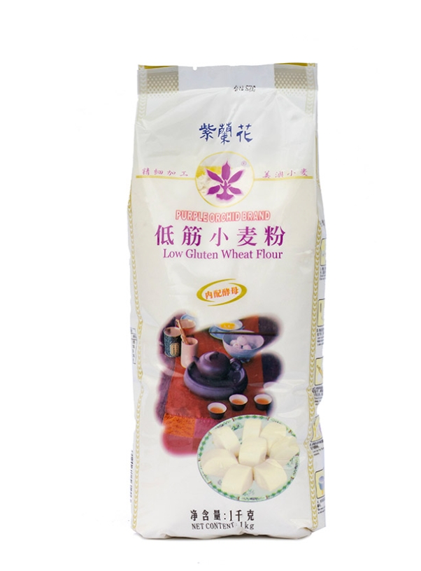 Vetemjöl För Bröd/Man Tou/ Låg Gluten 1kg Purple Orchid Brand Kina