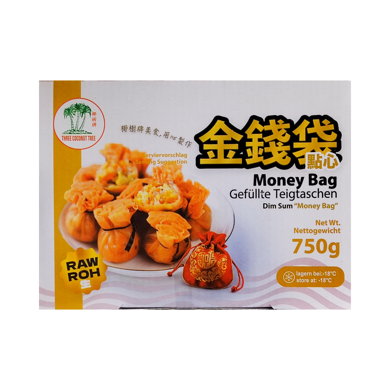Dim Sum Money Bag Fryst 750g(30x25g) TCT Kina