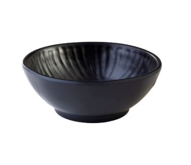 Bowl Melamine 16x7cm Black