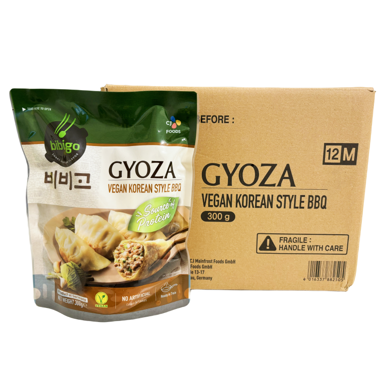 Gyoza Mandu Vegan Beef BBQ/Vegetables Frozen 300gx10st/KRT Bibigo Germany