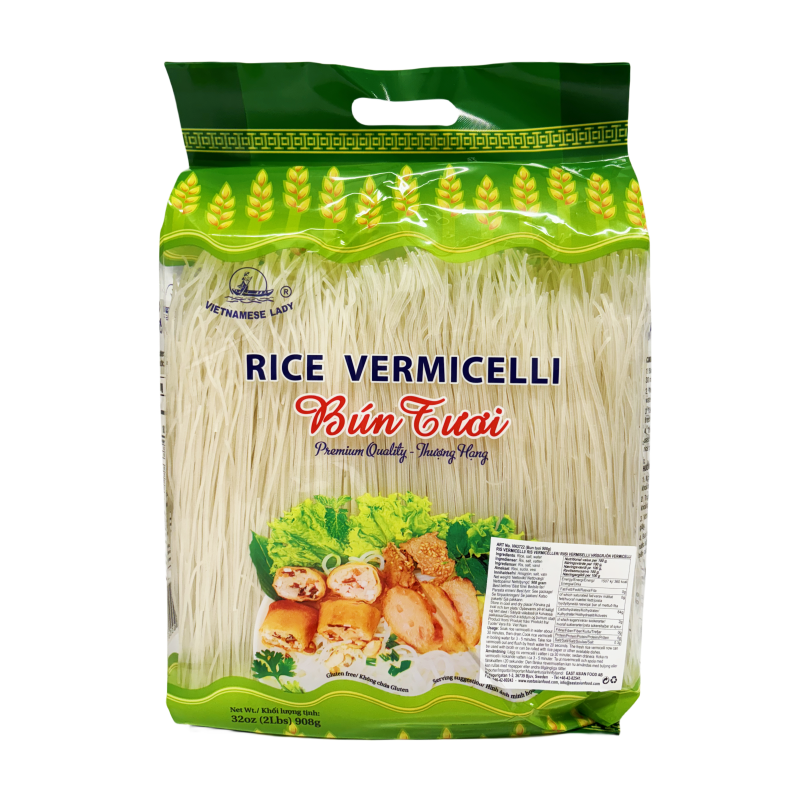 Rice Noodles Bun Tuai 908g Vietnamese Lady Vietnam