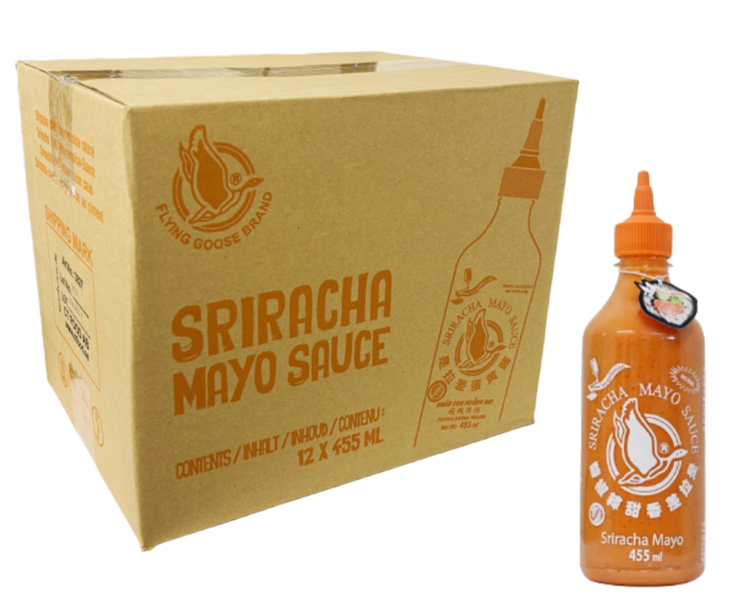 Sriracha Mayo Sauce 12x455ml Flying Goose Thailand