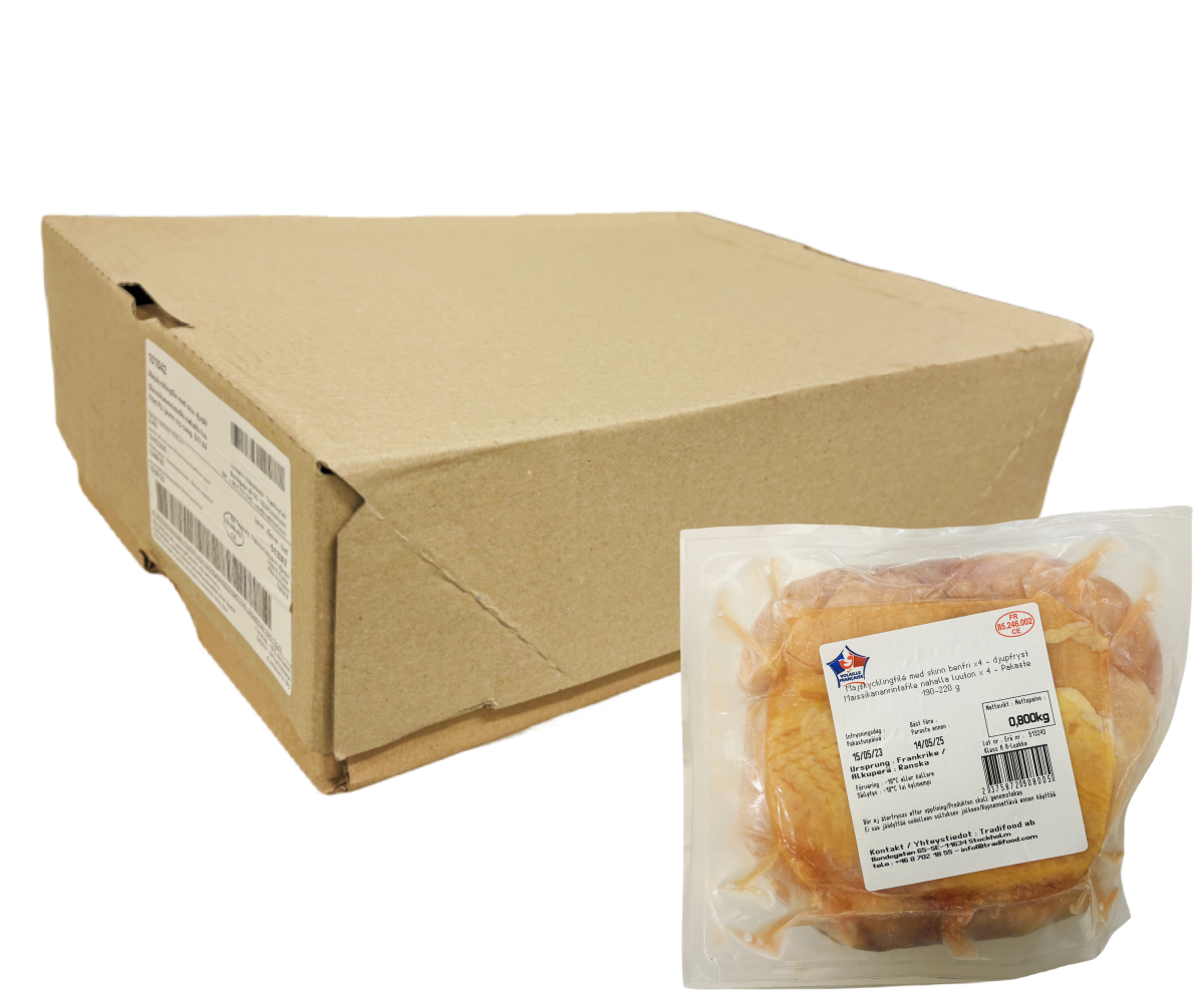 冷冻 玉米鸡肉带皮 6,4kg 法国