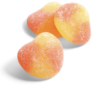 Candy Peaches Flavour 2.4kg Haribo