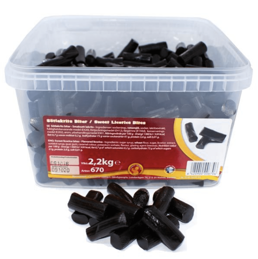 Candy Sweet Licorice Pieces 2.2kg
