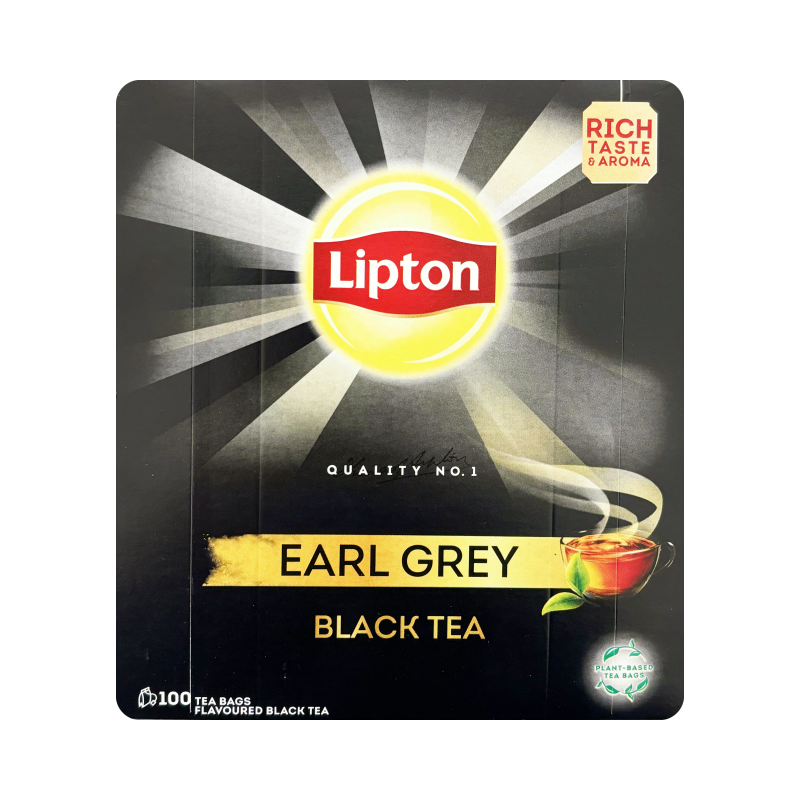 Lipton Rich Earl Grey Storpack Tea 100P/Ask