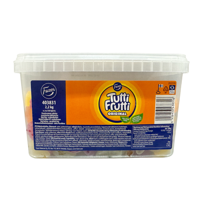 Candy Tutti Frutti Original Loose weight 2.2kg