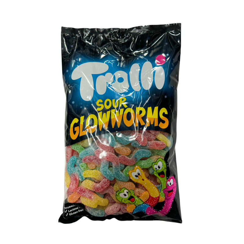 Godis Trolli Sura Glowworms 1kg