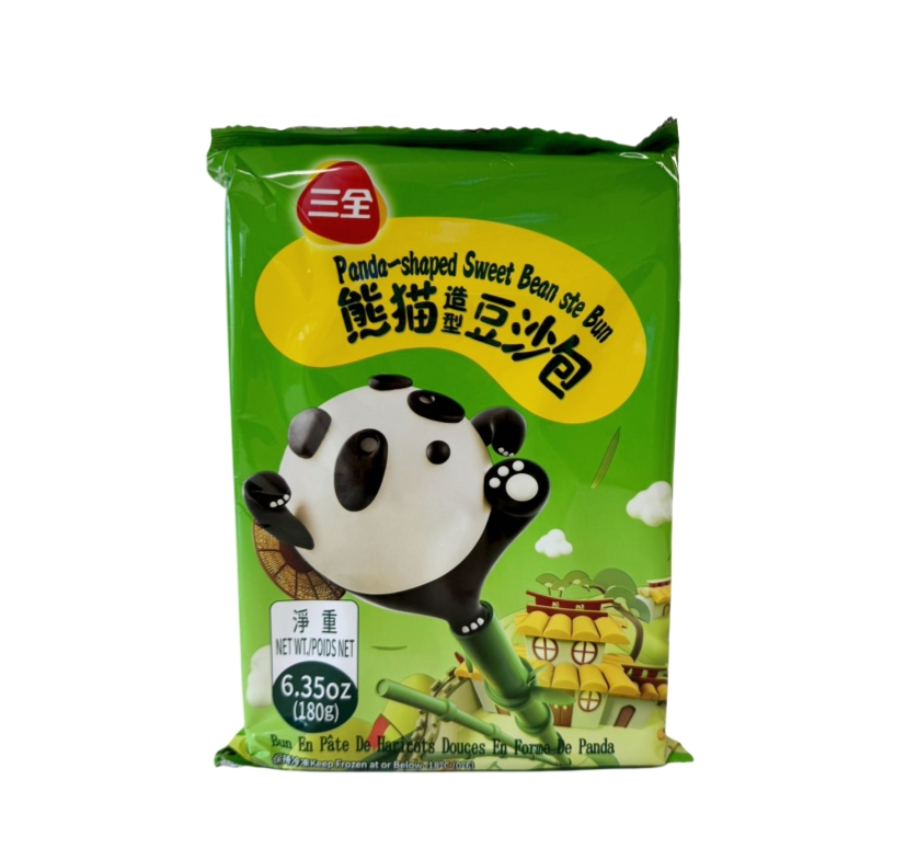 Steaming Bread Redbean Paste in Panda Shape 180g San Quan Kina