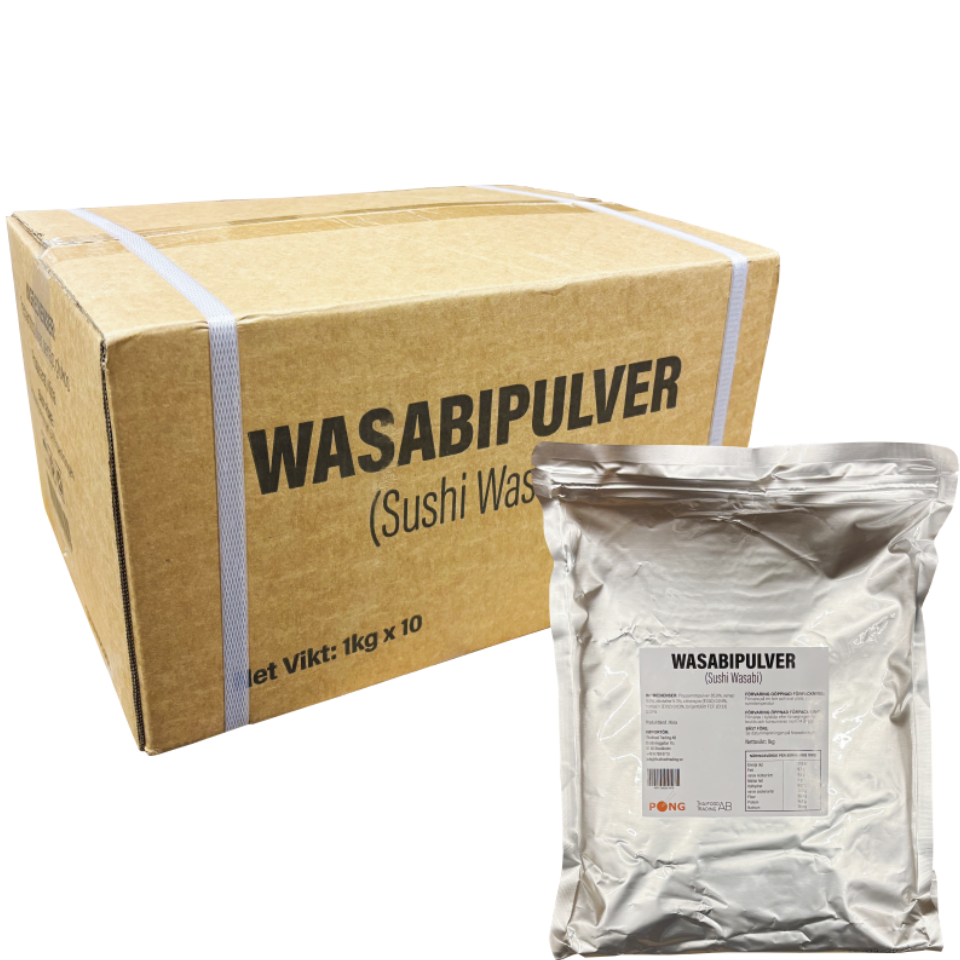 Wasabi Pulver 10x1kg PONG Kina