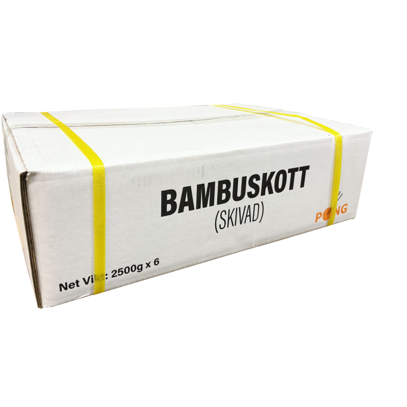 Bambuskott Skivad 6x2500g PONG Kina