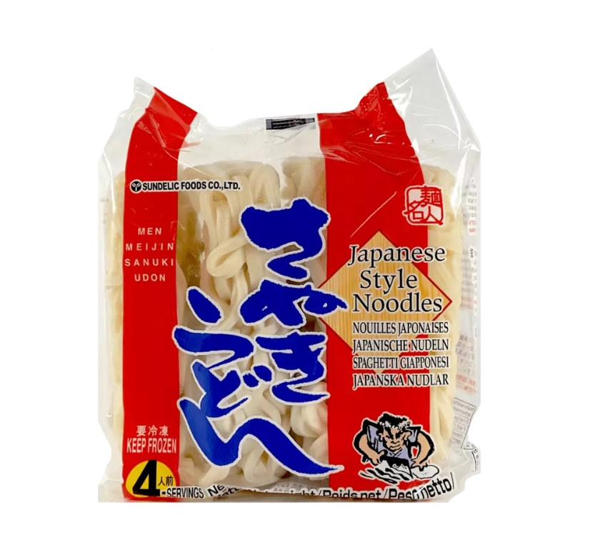 Udon Fryst 1kg (4pc) Sundelin Sanusi Japan