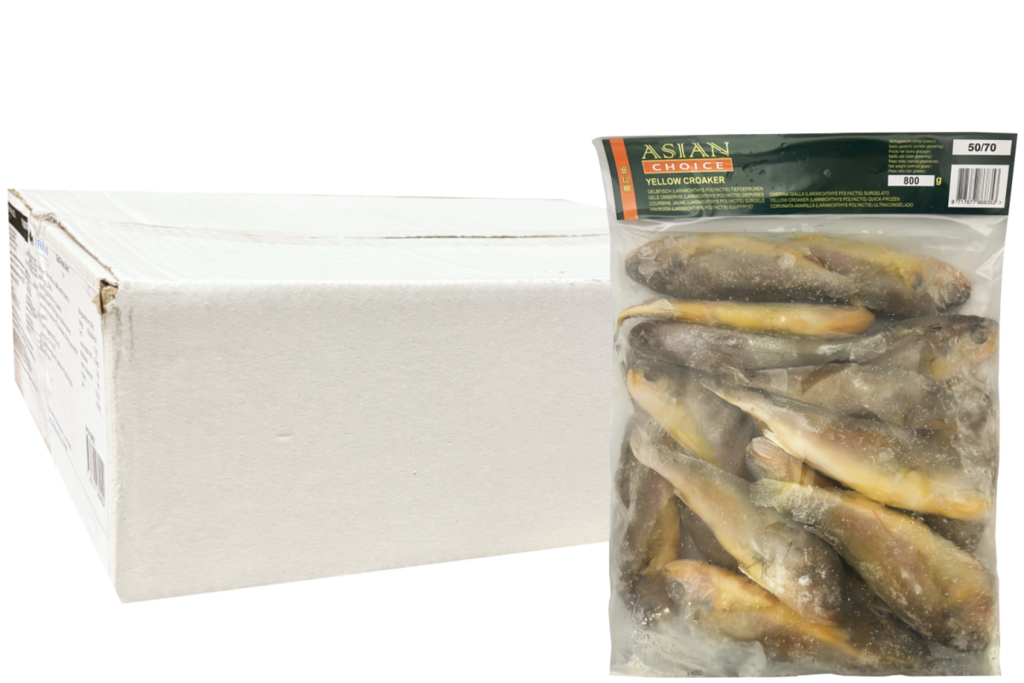 Fisk Yellow Croaker Fryst W/R 700/1000 8Kg/Krt Asian Choice