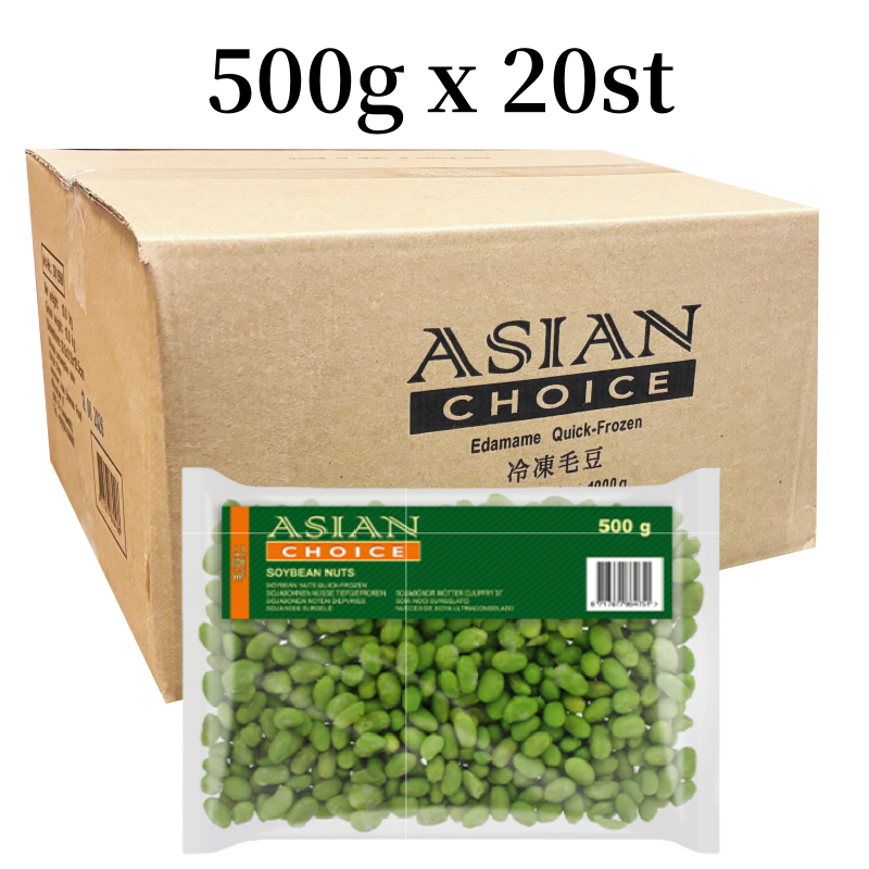 Edamame Soybeans Without Shell Frozen 20x500g Asian Choice