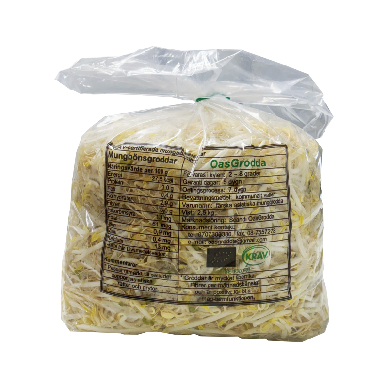 Böngroddor 2,5kg/påse OasGrodda Sverige
