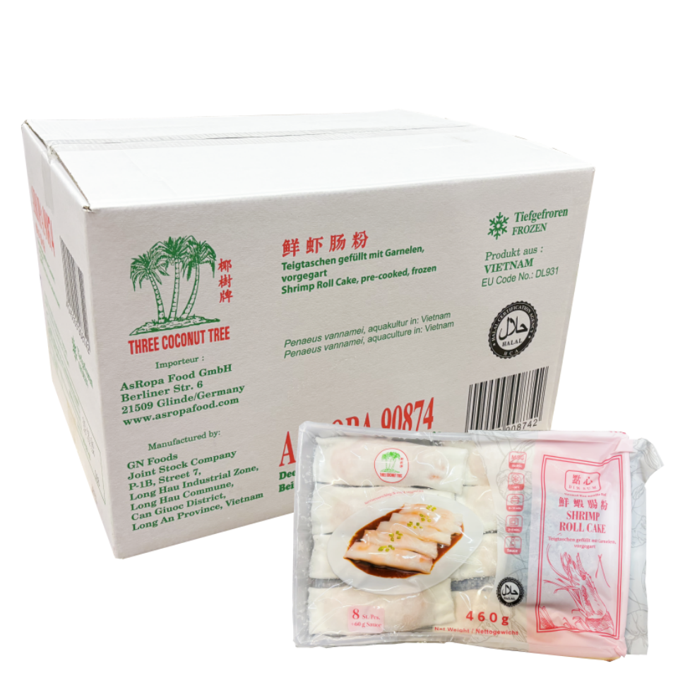 Räk-rullkaka, förkokt 20x460g TCT Vietnam