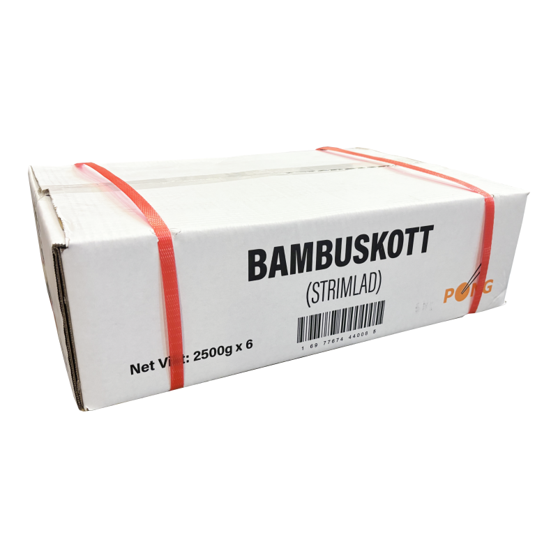 Bambuskott Strimlad 6x2500g PONG Kina