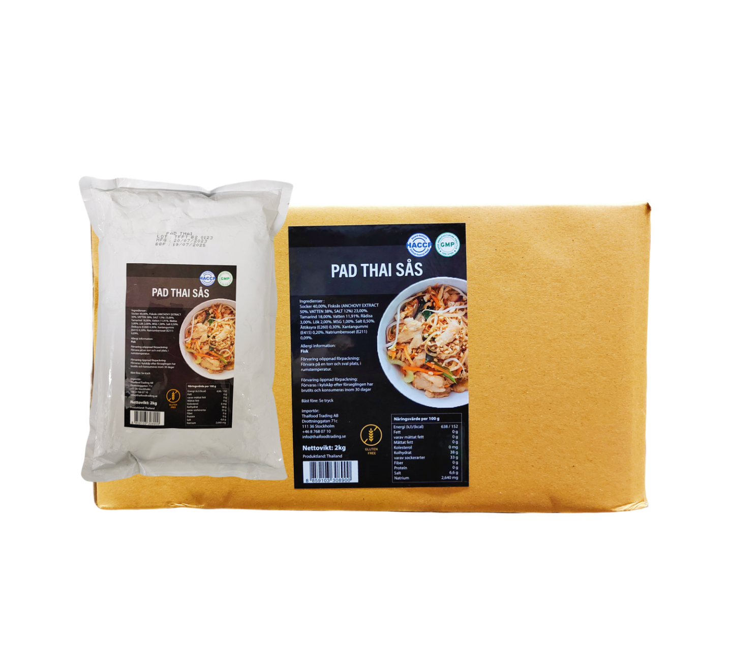 Pad Thai Sås 6x2kg Thailand
