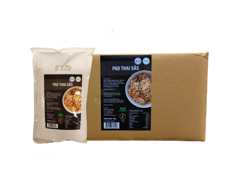 Vegan Pad Thai Sås 12x1kg Thailand