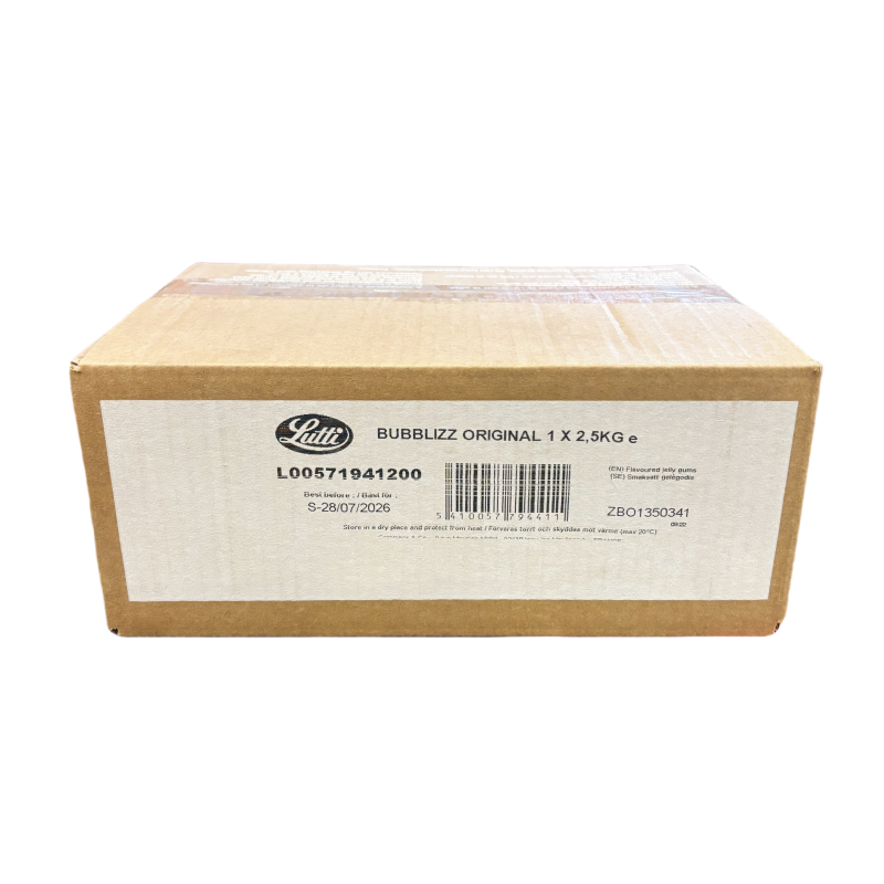 Godis Bubblizz Original Lutti 2,5kg