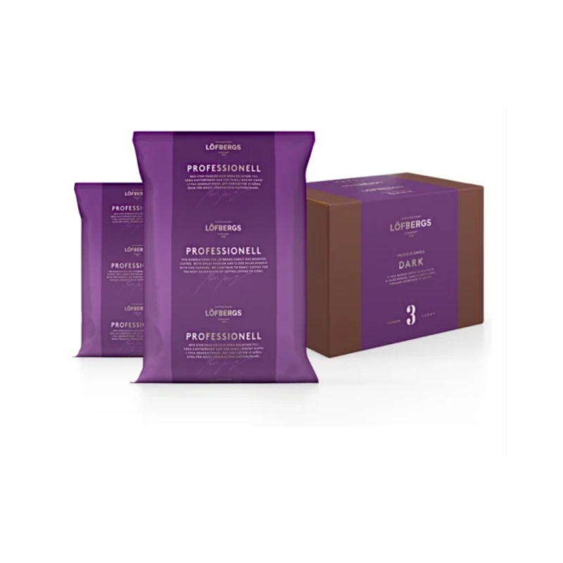 Kaffepulver Dark 60x100g Löfberg Sverige