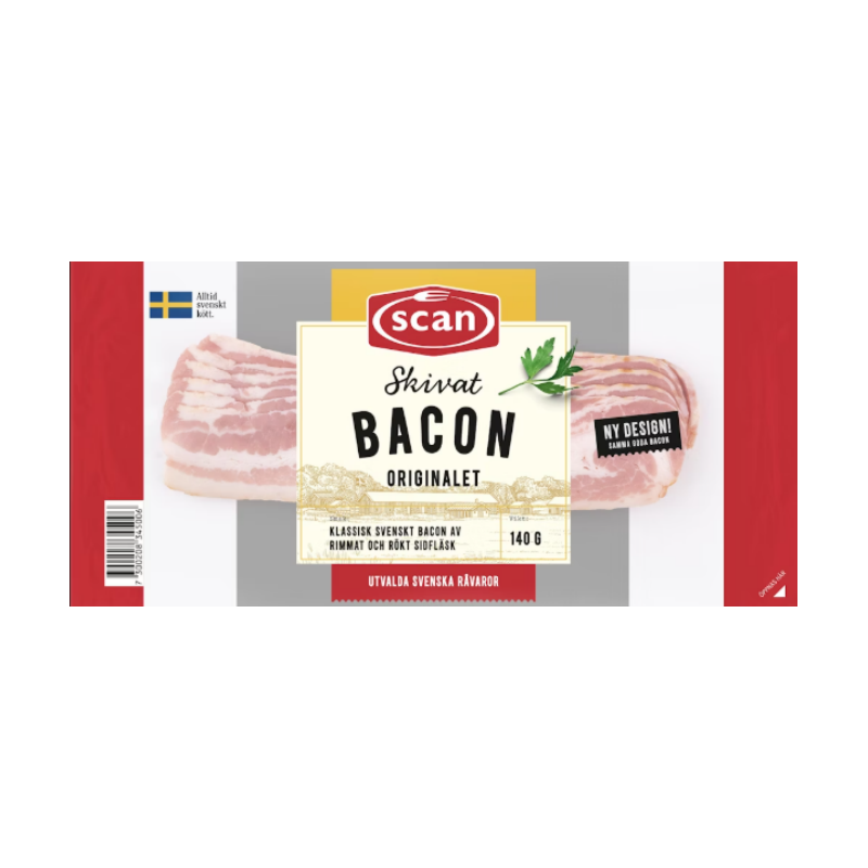 Bacon Skivad Fryst KG